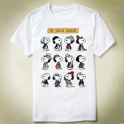 T-Shirt T恤 Twelve Dogtors doctor who Snoopy 神秘博士 史努比