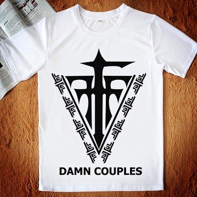 包邮FFF团周边T恤cos动漫夏季圆领短袖T恤莫代尔男女款大幅面