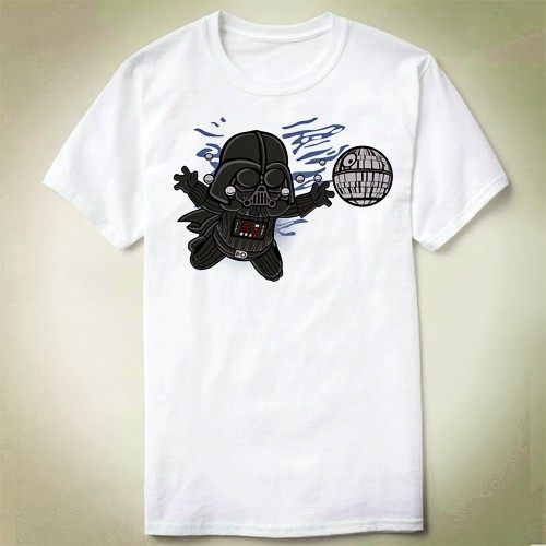 Nirvana 涅磐乐队 nevermind darth vader star wars T-Shirt T恤