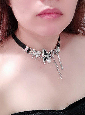 无合金皮革女时尚项链
