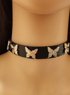 无无PU皮无女项圈百搭