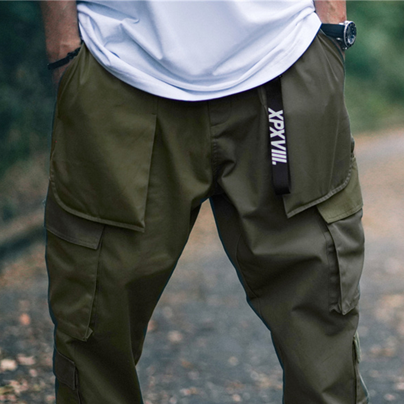XPX周柏豪口袋军事工装长裤