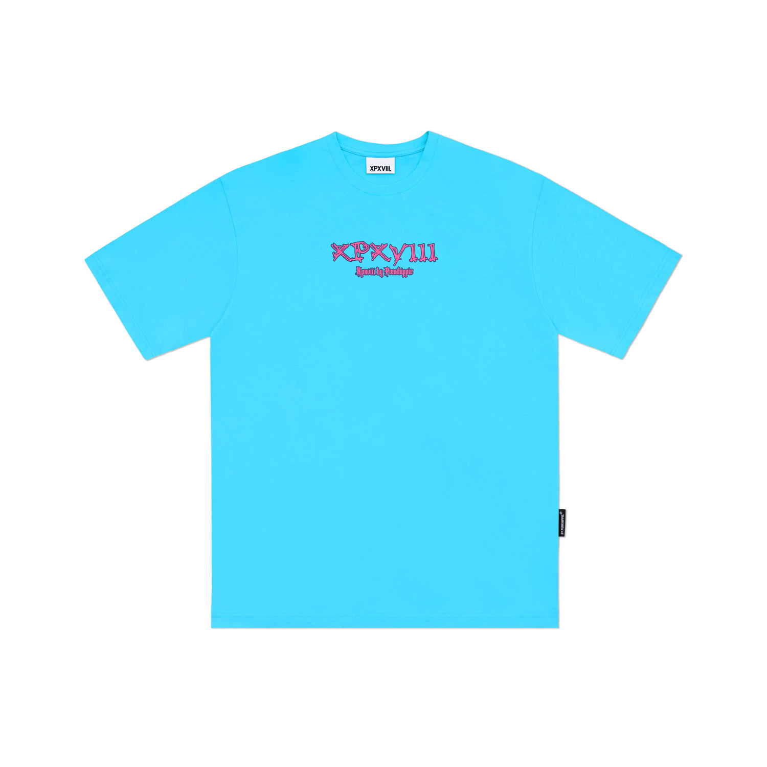 XPX 周柏豪 撞色涂鸦团队印花短袖T恤