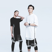 周柏豪 SIDE TAPES XPX 侧飘带图案圆领短袖 T恤