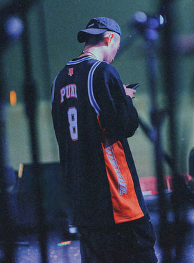 XPX 周柏豪   MULTI COLORS 篮球系列 8号印花网面篮球背心球衣