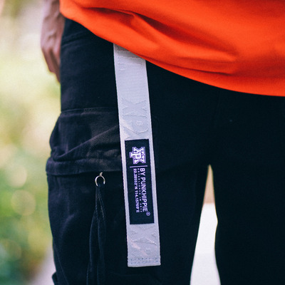 XPX周柏豪团队印花LOGO提花腰带