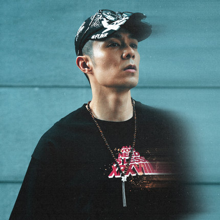 XPX 周柏豪 泼墨标语图案印花男女同款纯棉短袖T恤