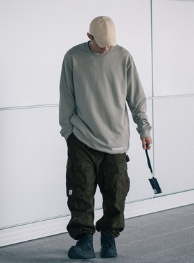 XPX 周柏豪 SWEATER WITH SILICONE BADGE 简约设计硅胶徽章卫衣