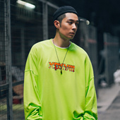 拼接LOGO XPX 套头卫衣 SHOULDER LOGO 周柏豪 DROP