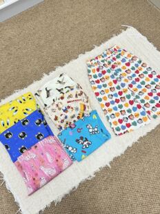 韩国童装儿童防蚊裤2026新款夏季男女童可爱卡通印花休闲裤遛弯裤