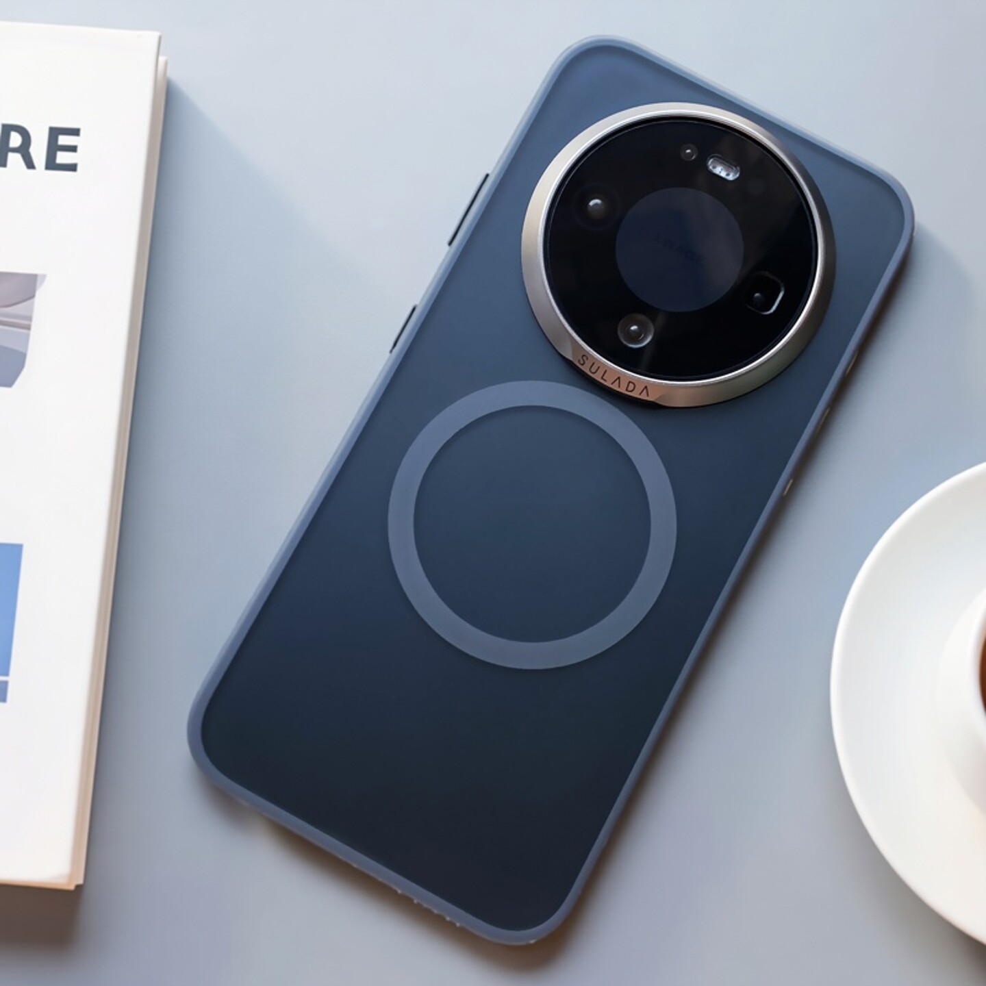 适用华为mate80promax手机壳新款磁吸磨砂半透明全包防摔m80保护壳旋转支架原装超薄高级防指纹mate80pro后壳