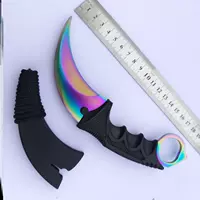 Загущенная крышка ножа цвет титановый цвет когти (разблокированный лезвие) представлено масло с ножом