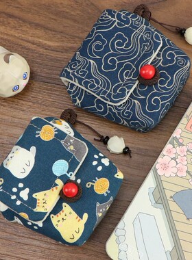 中国风适用Nothing Ear(3)无线蓝牙耳机充电盒保护套收纳袋防尘包