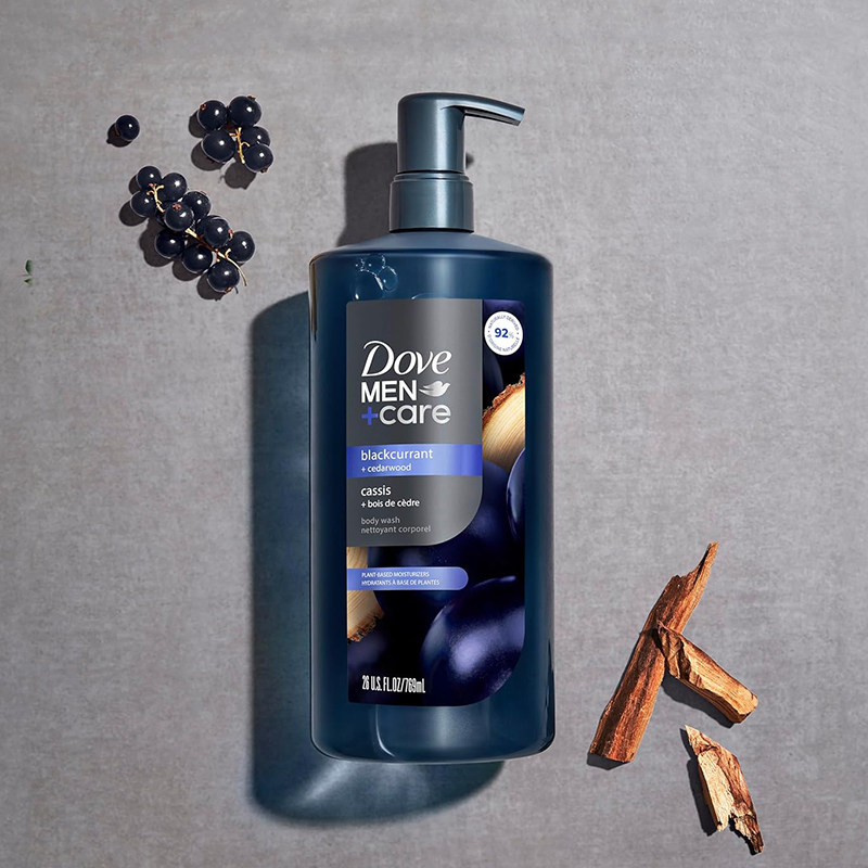 Dove Men Care 多芬男士黑加仑沐浴露植物性清洁保湿成分唤醒肌肤