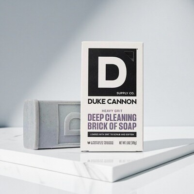 Duke Cannon-硬汉Heavy Grit火山砂重度清洁油污磨砂去角质沐浴皂
