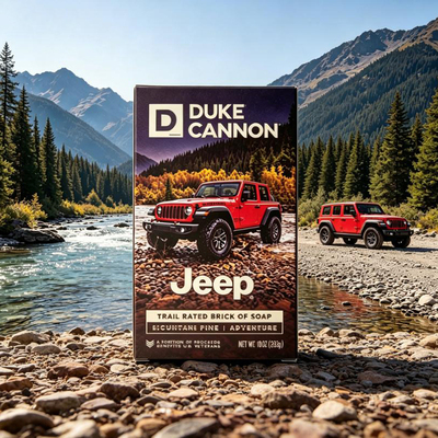 DUKE CANNON-JEEP联名限量款美国传奇山路评级山松味沐浴香皂283g