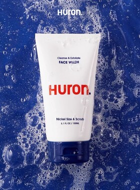 Huron-柑橘薄荷刺柏温和清洁毛孔去角质油脂保湿男士洁面乳150ml