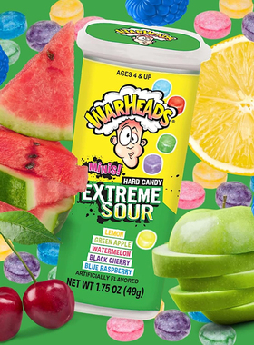 美国Warheads-弹头迷你超酸硬糖什锦果味网红爆款超酸零食多口味