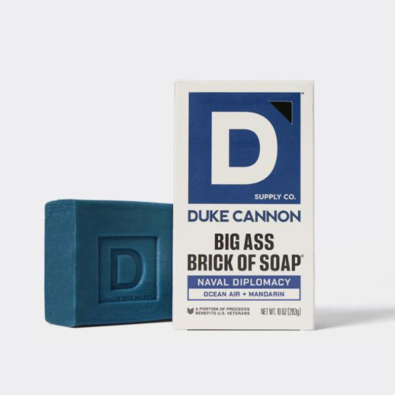 美国Duke Cannon-Naval海上霸权清新海洋香调男士身体沐浴皂283g