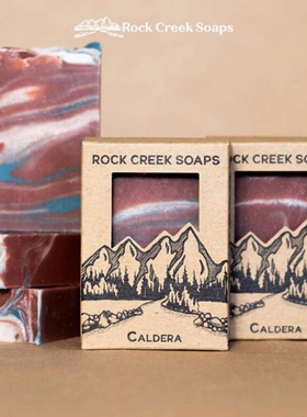 Rock Creek Soaps-火山口 Caldera 清洁保湿男女香皂沐浴皂 118g