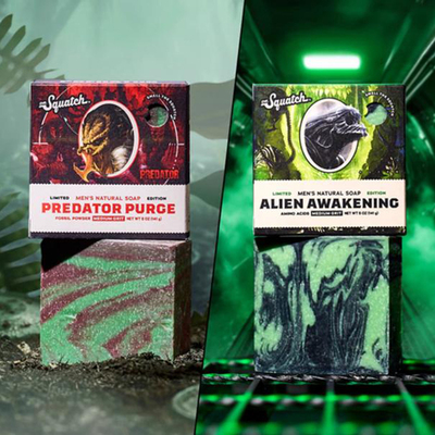 Dr. Squatch-异形与铁血战士™散发星际迷雾和丛林气息 限量香皂