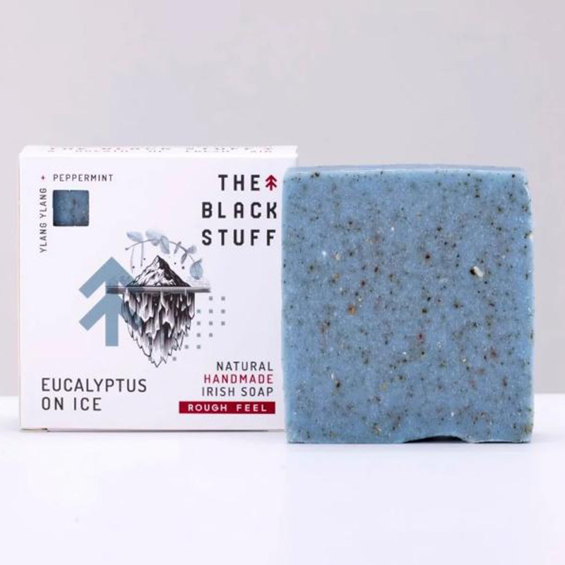 The Black Stuff-薄荷柠檬桉树香氛火山浮石去角质滋润香皂沐浴皂