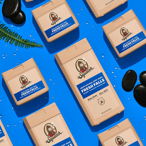 Dr. Squatch-Fresh falls新鲜瀑布天然成分清爽男士身体沐浴露