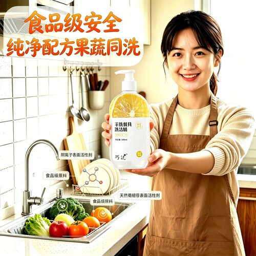 A类食品级果蔬净浓缩洗洁精