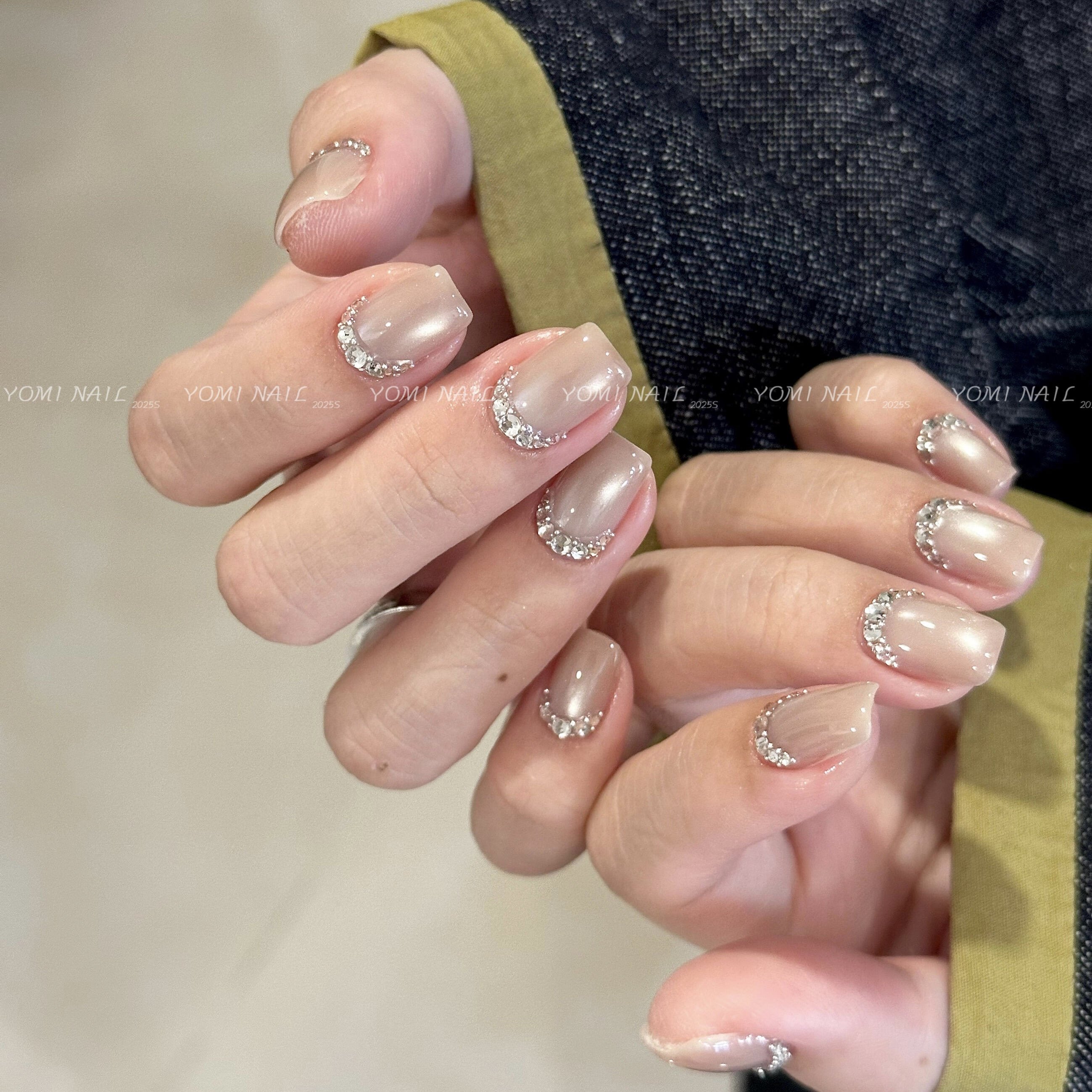 手工定制穿戴美甲短款新年战甲裸色白色猫眼婚甲新娘孕妇可拆卸甲,彩妆/香水/美妆工具,穿戴甲/甲片,淘宝优惠券,粉丝福利购,淘宝优惠卷