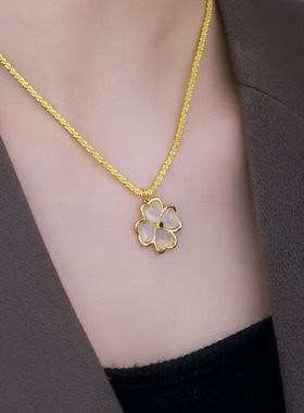 四叶草项链钛钢女性其他