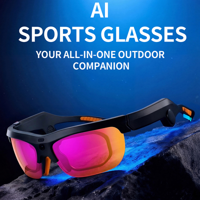AI Cycling Smart Glasses UV Protection translator sunglasses