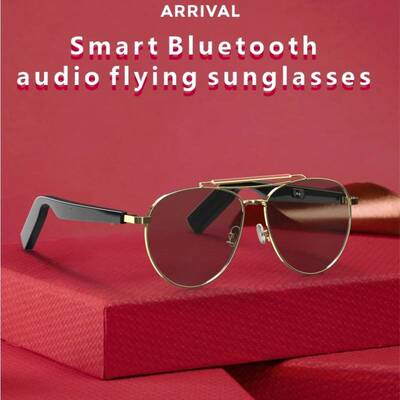 Smart Glasses Wireless Bluetooth Headphones With Microphone