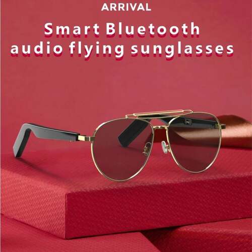 Smart Glasses Wireless Bluetooth Headphones With Microphone
