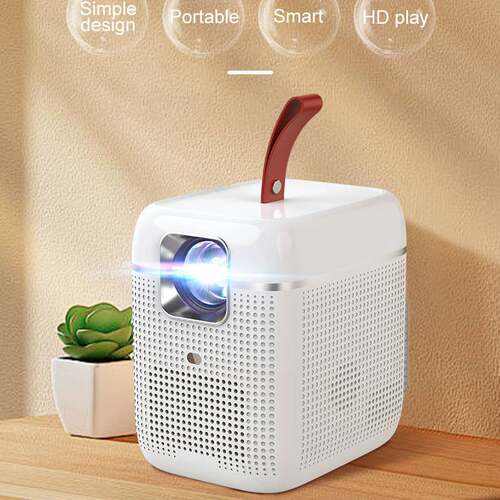 HD Projector Portable Android 11 Smart Mini Projector for Home Use 200 Lumens Model