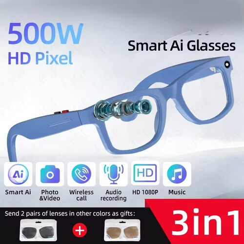Smart Glasses Camera AI Translation Video Smart Sunglasses