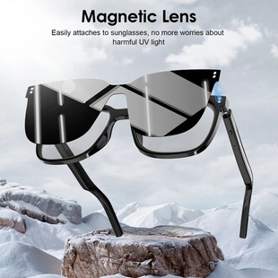 AI translator Glasses Magnetic Lens translation Sunglasses