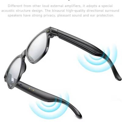 Smart Glasses 8MP Camera BT Sunglasses Translation earbuds