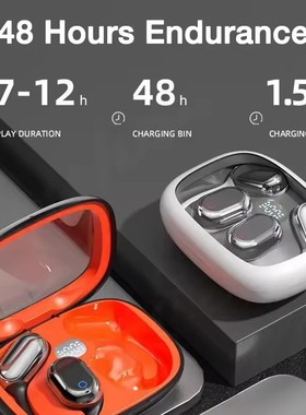 Bluetooth Headphones Earhook V5.4 TWS Wireless Headphones