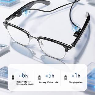 Smart Automatic Bluetooth Calls Power Glasses GT33