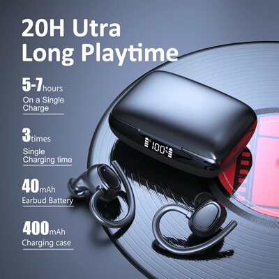 wireless headset i21 ENC headphones sports Bluetooth earbuds