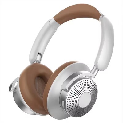 ANC+ENC wireless bluetooth headphone over headset earphones