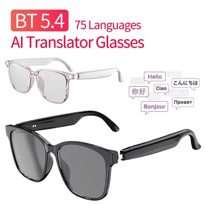 AI Glasses Earbuds Voice Translation AI Translator Glasses