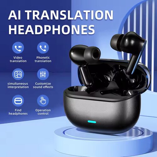 AI in ear translation Bluetooth earphones smart  translator