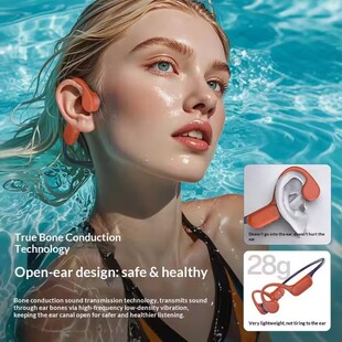 Bluetooth 5.4 Bone Conduction 32GB Headset Neckband earbuds