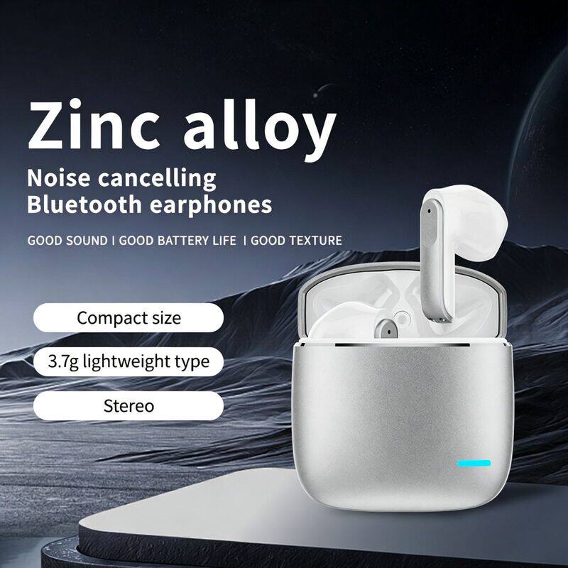 In Ear Bluetooth Headphones Zinc Alloy Shell Noise Reduction