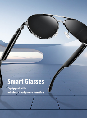 wireless bluetooth glasses smart sunglasses headset earbuds