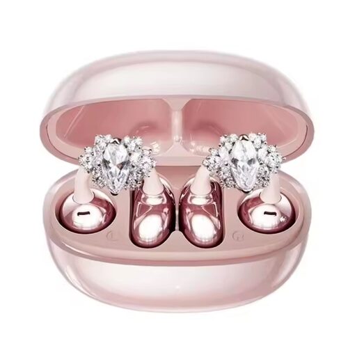 Luxury Butterfly Earring Bluetooth Earbuds ClipOn Headphones
