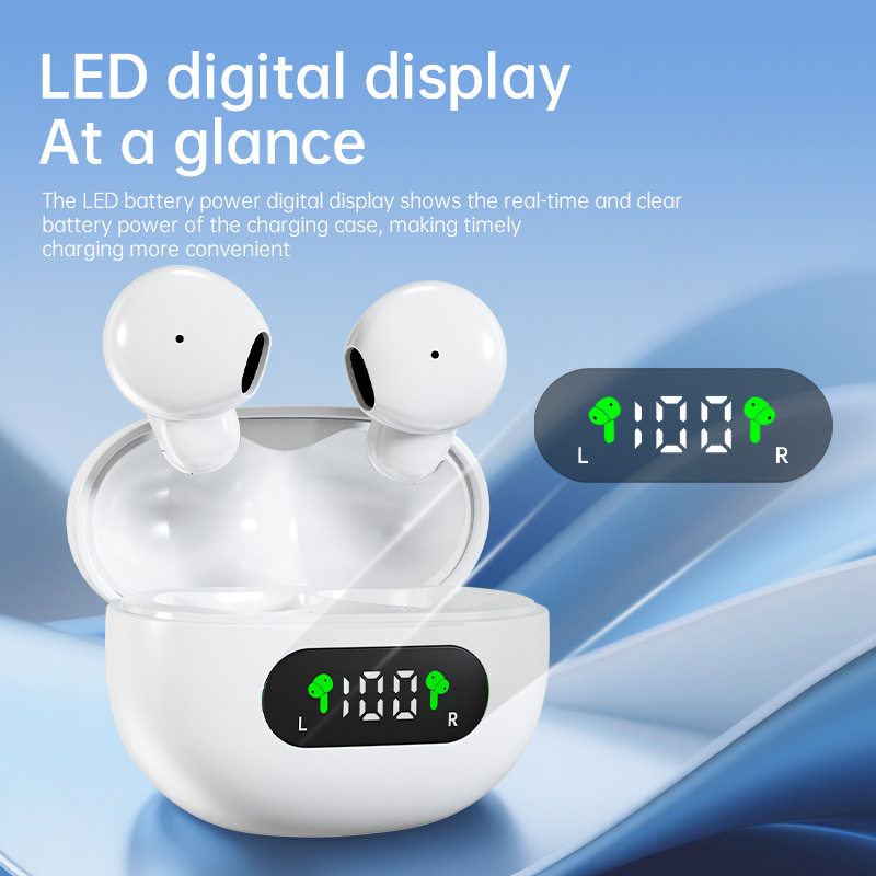 InEar Wireless Bluetooth Earbuds Digital Display Hi-Fi Sound