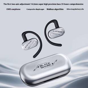 PRO Reduction Black OWS Mic Noise Earphone Shark Wireless