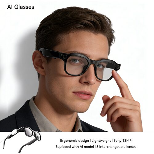 Smart Glasses Camera AI Color-Change Translation sunglasses